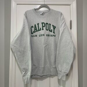 Champion Reverse Weave Cal Poly Crewneck Sweatshirt EUC L